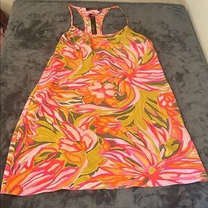 Alice & Trixie Pink and Green Floral Dress